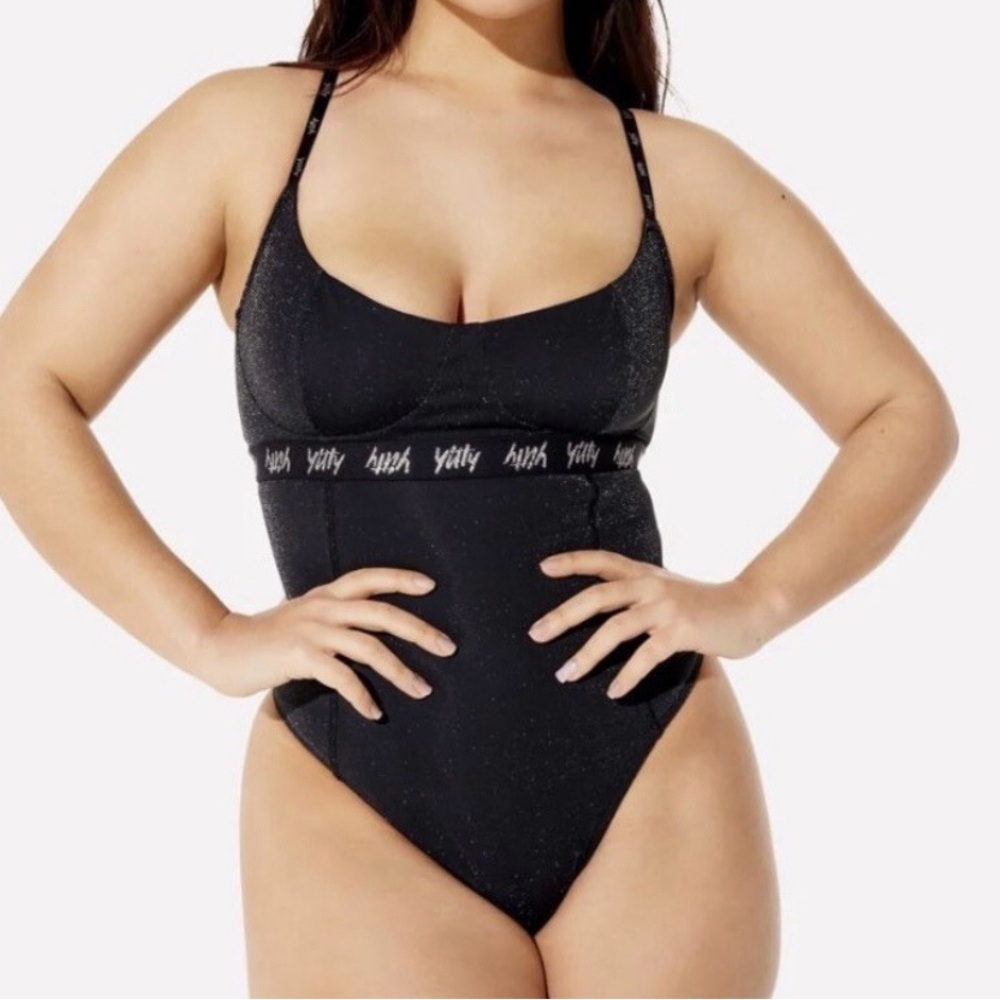 Yitty black sparkle bodysuit